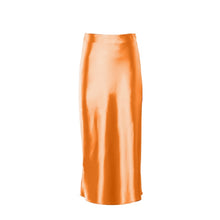 Cargar imagen en el visor de la galería, Silk Long Satin Skirt - Fashion Damsel
