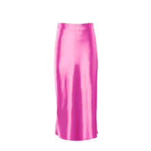 Cargar imagen en el visor de la galería, Silk Long Satin Skirt - Fashion Damsel
