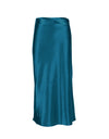 Silk Long Satin Skirt - Fashion Damsel