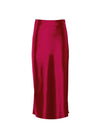 Silk Long Satin Skirt - Fashion Damsel