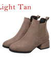 Suede Leather Ankle Boots - Fashion Damsel