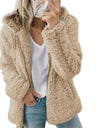 Soft Hooded Fleece Plush Warm Coat - Fashion Damsel