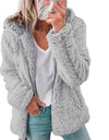 Soft Hooded Fleece Plush Warm Coat - Fashion Damsel