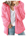 Soft Hooded Fleece Plush Warm Coat - Fashion Damsel