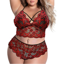 गैलरी व्यूवर में इमेज लोड करें, S-4XL Lace Bra Panties Lingerie Set
