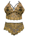 S-4XL Lace Bra Panties Lingerie Set
