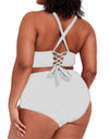 Plus Size Two-pieces Bikini Set Bathing Suit