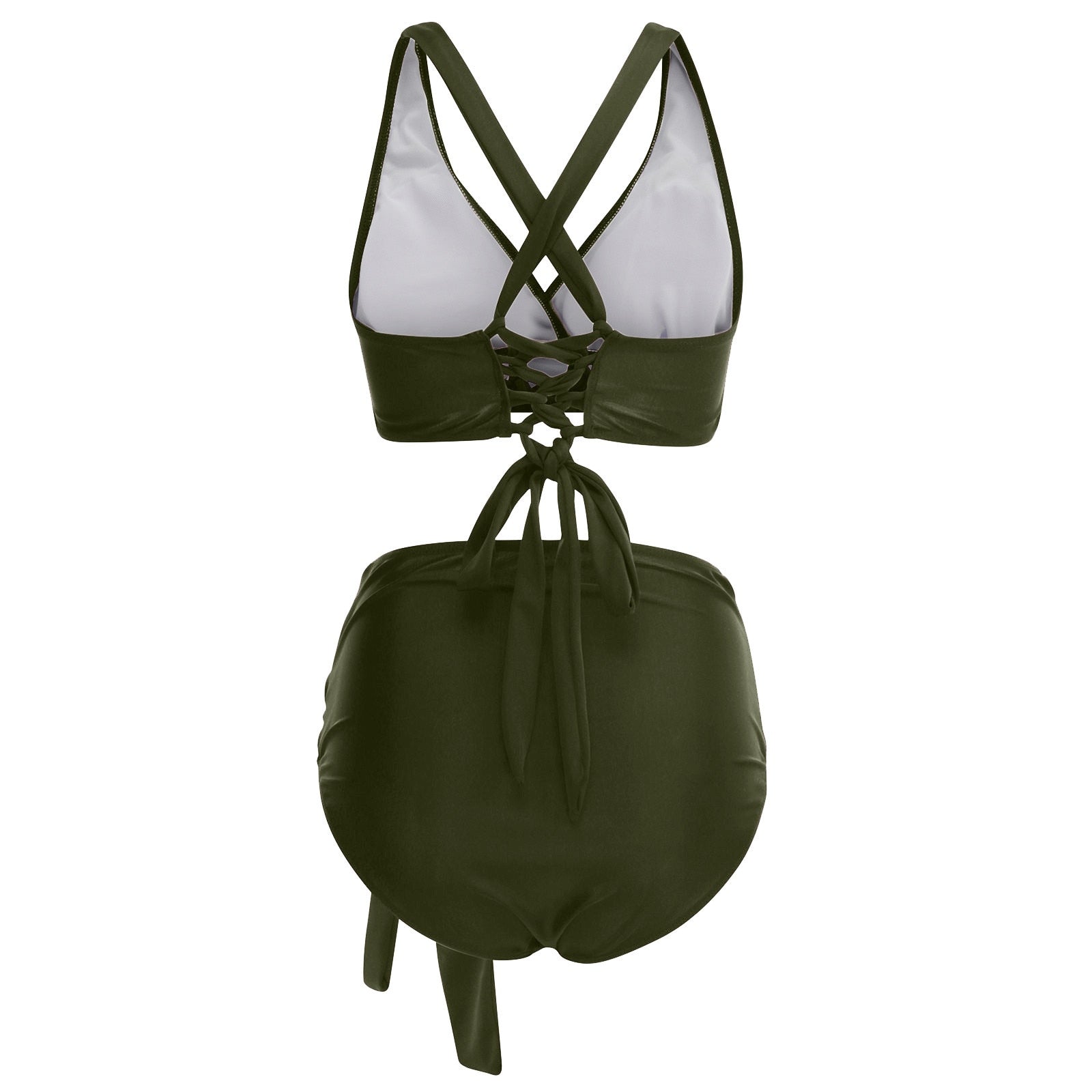 Plus Size Two-pieces Bikini Set Bathing Suit