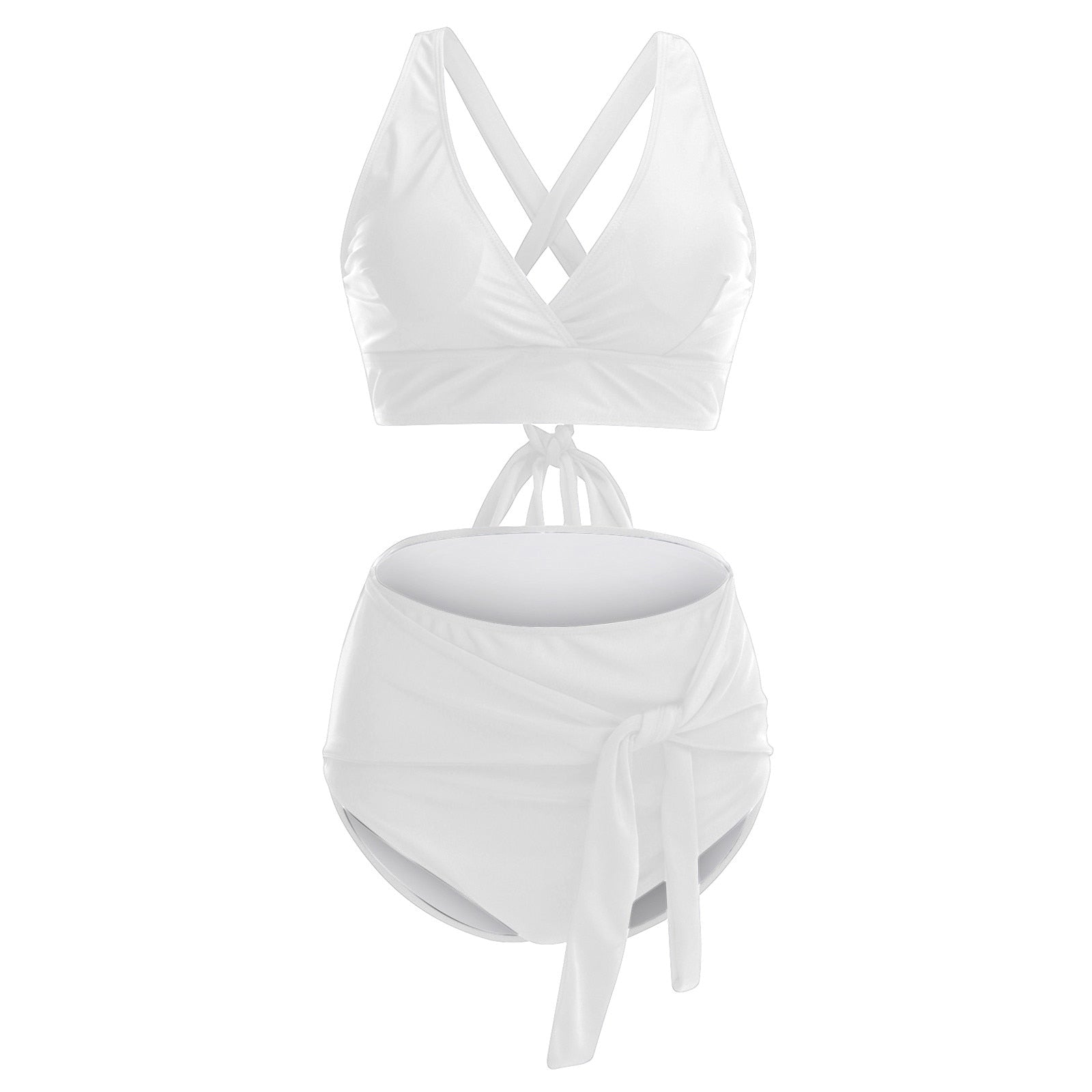 Plus Size Two-pieces Bikini Set Bathing Suit