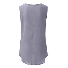 将图片加载到图库查看器，Linen Top Blouse
