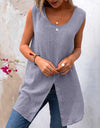 Linen Top Blouse