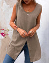 Linen Top Blouse