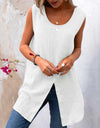 Linen Top Blouse