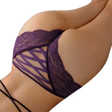 Load image into Gallery viewer, High Waist Lace Thongs and G-String Underwear Intimates Lingerie
