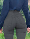 Tummy Control Ankle-Length Curvy Skinny Jeans - Fashion Damsel