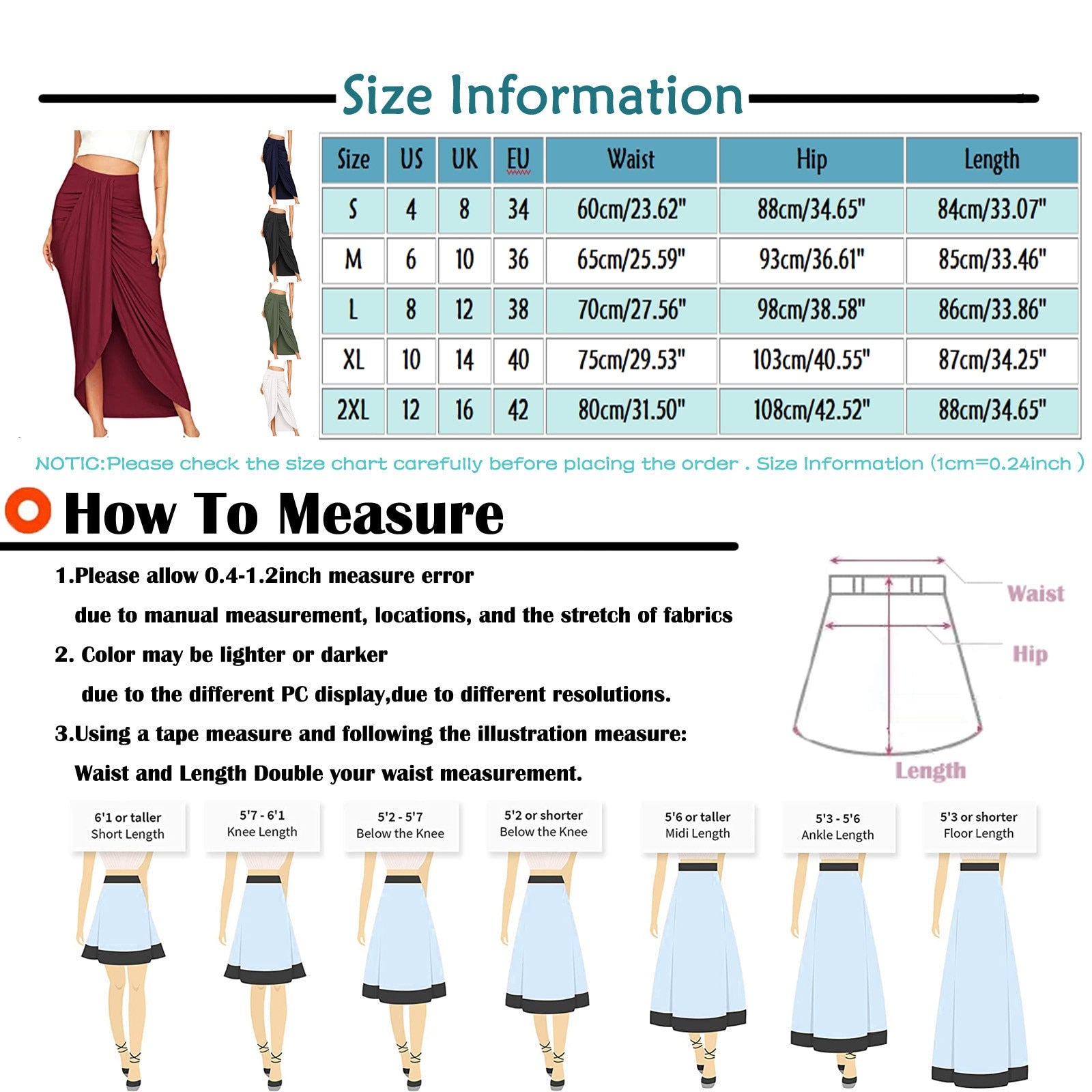 Autumn/Winter Split Wrap Asymmetric Draped Skirt - Fashion Damsel