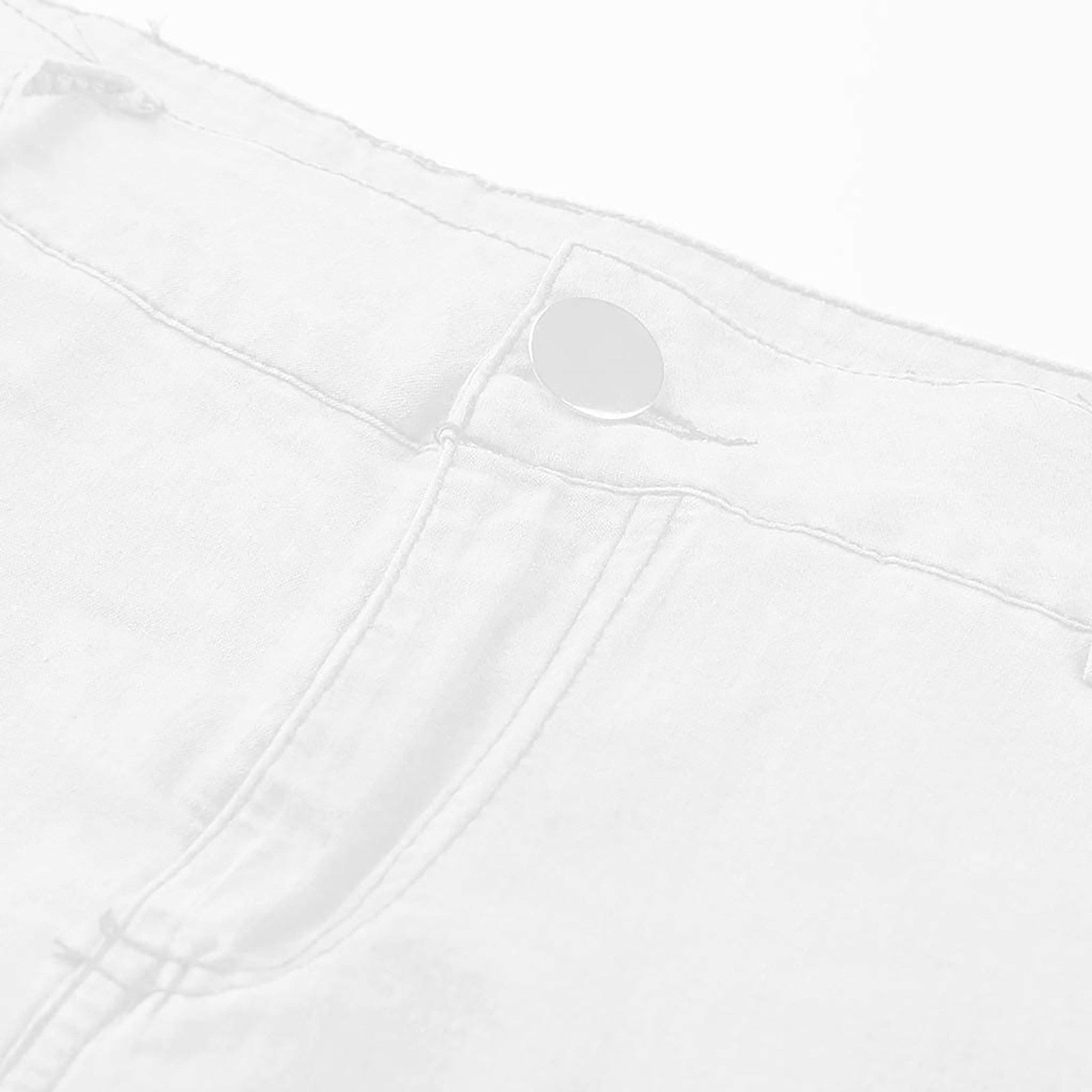 Casual Capri Lace Splicing Mid Waist Denim - Fashion Damsel