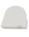 Solid Wool Metal Ring Knitted Beanie Cap - Fashion Damsel