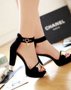 Suede Platform Heels - Fashion Damsel