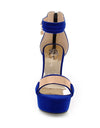 Suede Platform Heels - Fashion Damsel