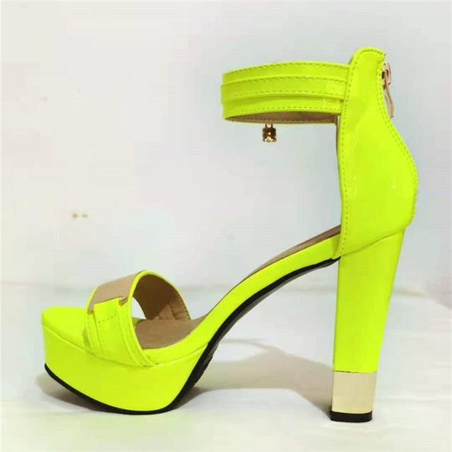 Suede Platform Heels - Fashion Damsel