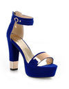Suede Platform Heels - Fashion Damsel