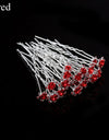 50/20 pcs/pack Women Flowers Hairpin Stick