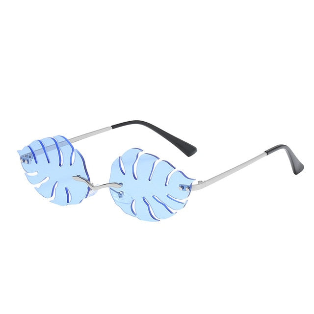 Leaf shape retro sunglasses - Fashion Damsel