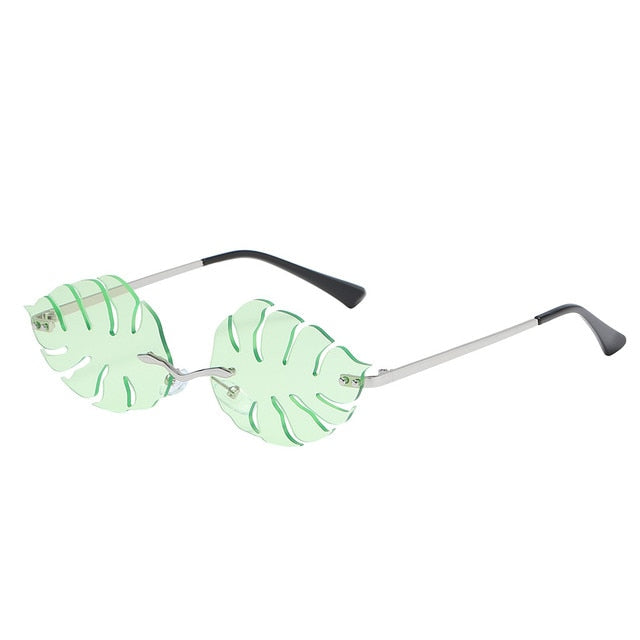 Leaf shape retro sunglasses - Fashion Damsel