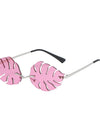 Leaf shape retro sunglasses - Fashion Damsel