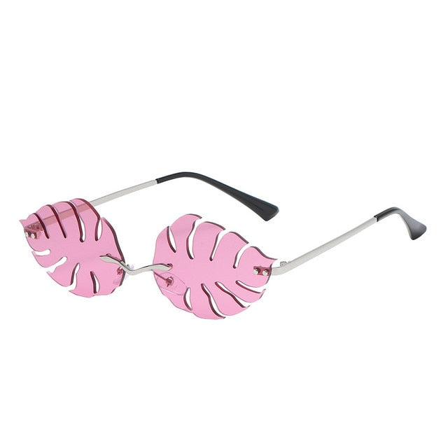 Leaf shape retro sunglasses - Fashion Damsel