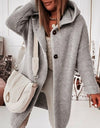 Mid-length All-match Cardigan Hooded Sweater - Fashion Damsel