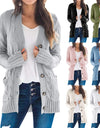 Knitted Cardigan V-Neck Button Sweater - Fashion Damsel