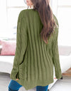 Knitted Cardigan V-Neck Button Sweater - Fashion Damsel