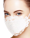 Washable Lace Elastic Face Mask - Fashion Damsel