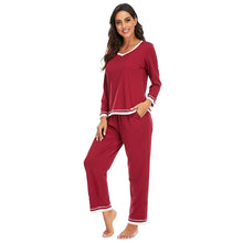 Cargar imagen en el visor de la galería, Autumn And Winter Sleepwear set - Fashion Damsel
