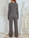 Winter Women's Long Sleeve Pajamas Set - Fashion Damsel