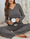 Winter Women's Long Sleeve Pajamas Set - Fashion Damsel