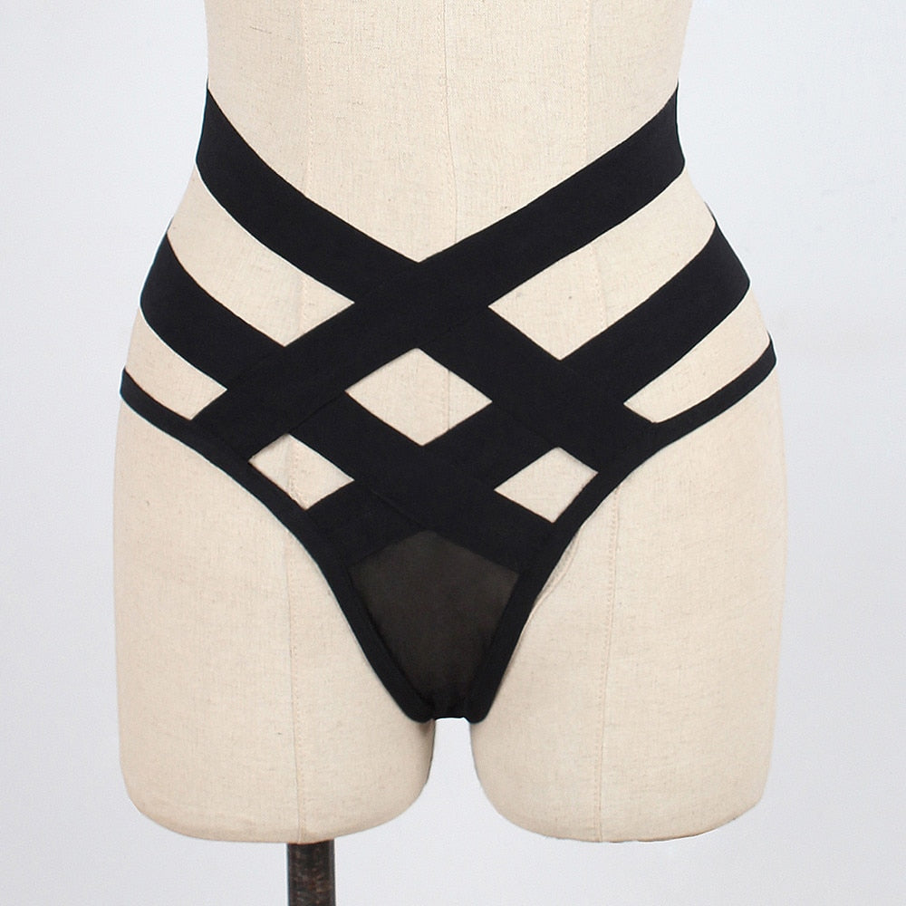 Lingerie Bandage Thong Underwear - Fashion Damsel