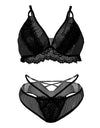 Lace Push Up Bra And Panty Set - Fashion Damsel