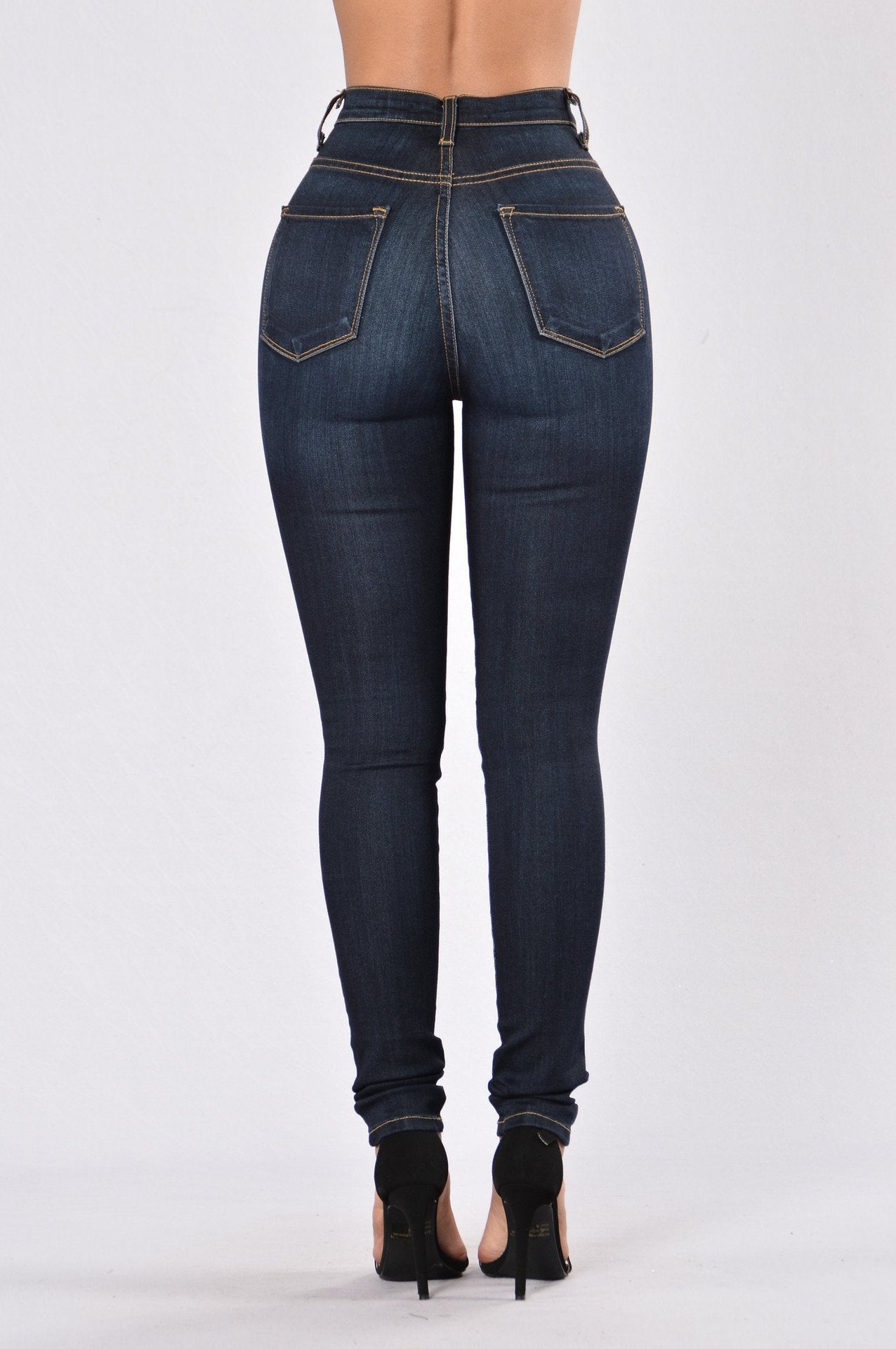 Elastic Skinny Jeans - Fashion Damsel