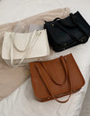 Large Nylon Solid Color Handbag Bags - Fashion Damsel