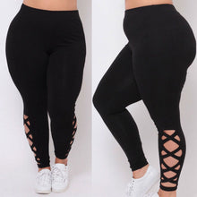 Load image into Gallery viewer, Criss-Cross Soft Comfort Skinny Leggings - Fashion Damsel
