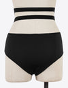 Strappy High Waist Brief Lingerie Underwear - Fashion Damsel