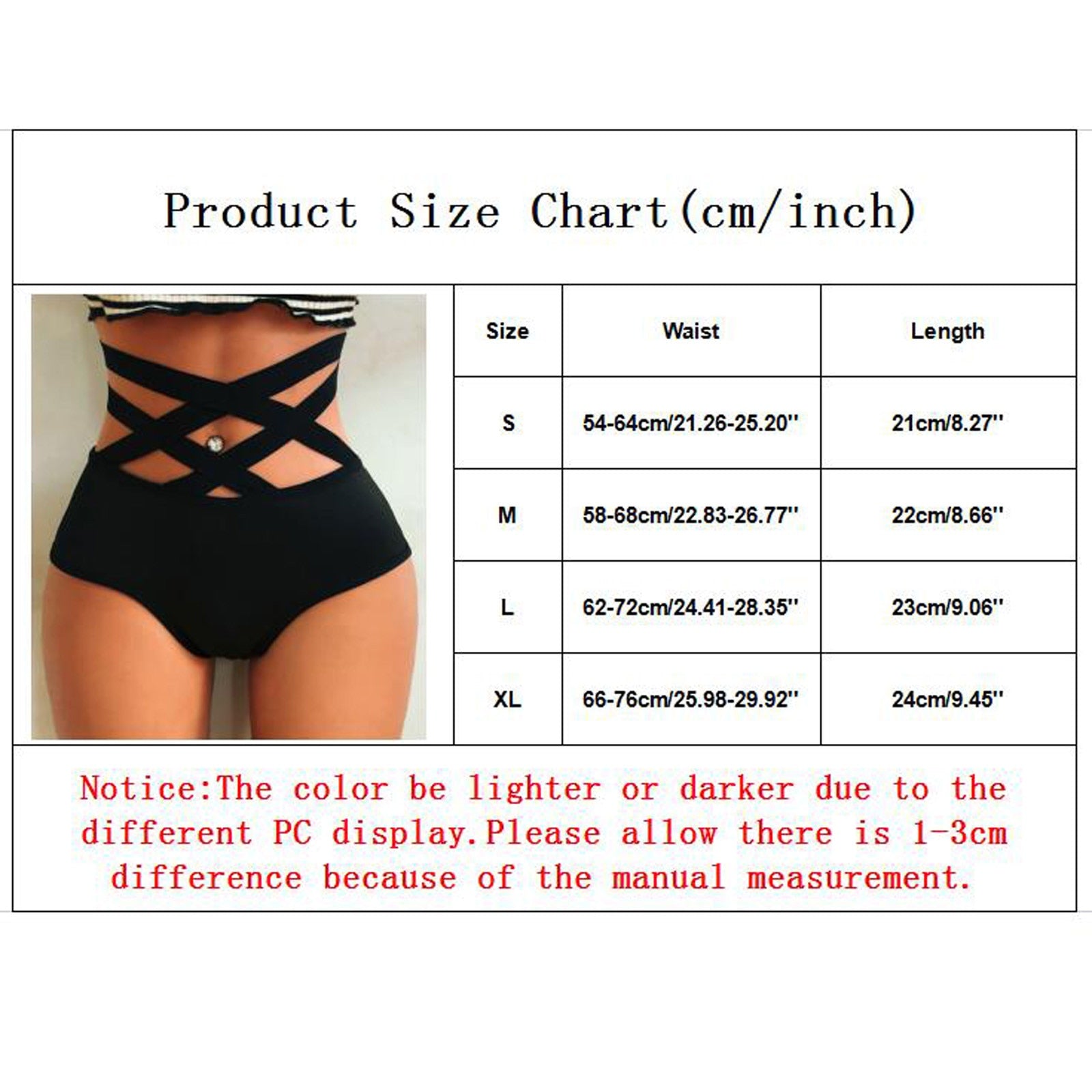 Strappy High Waist Brief Lingerie Underwear - Fashion Damsel