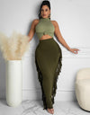 Autumn/Winter Tassel Long Skirt