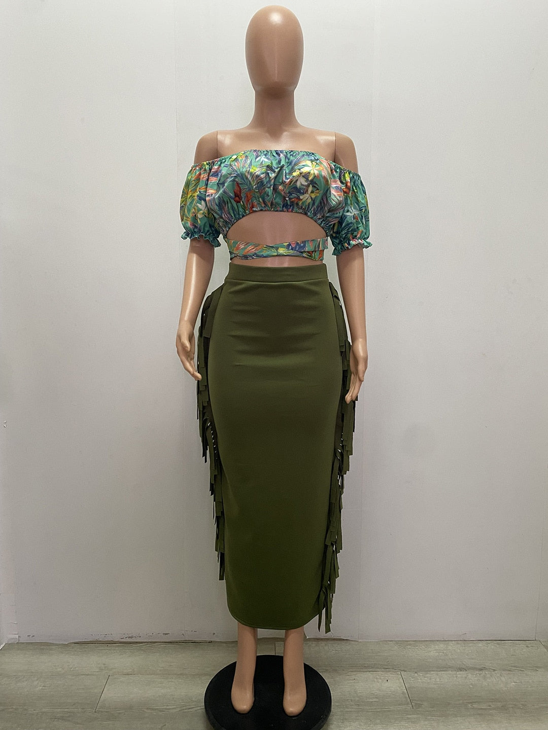 Autumn/Winter Tassel Long Skirt