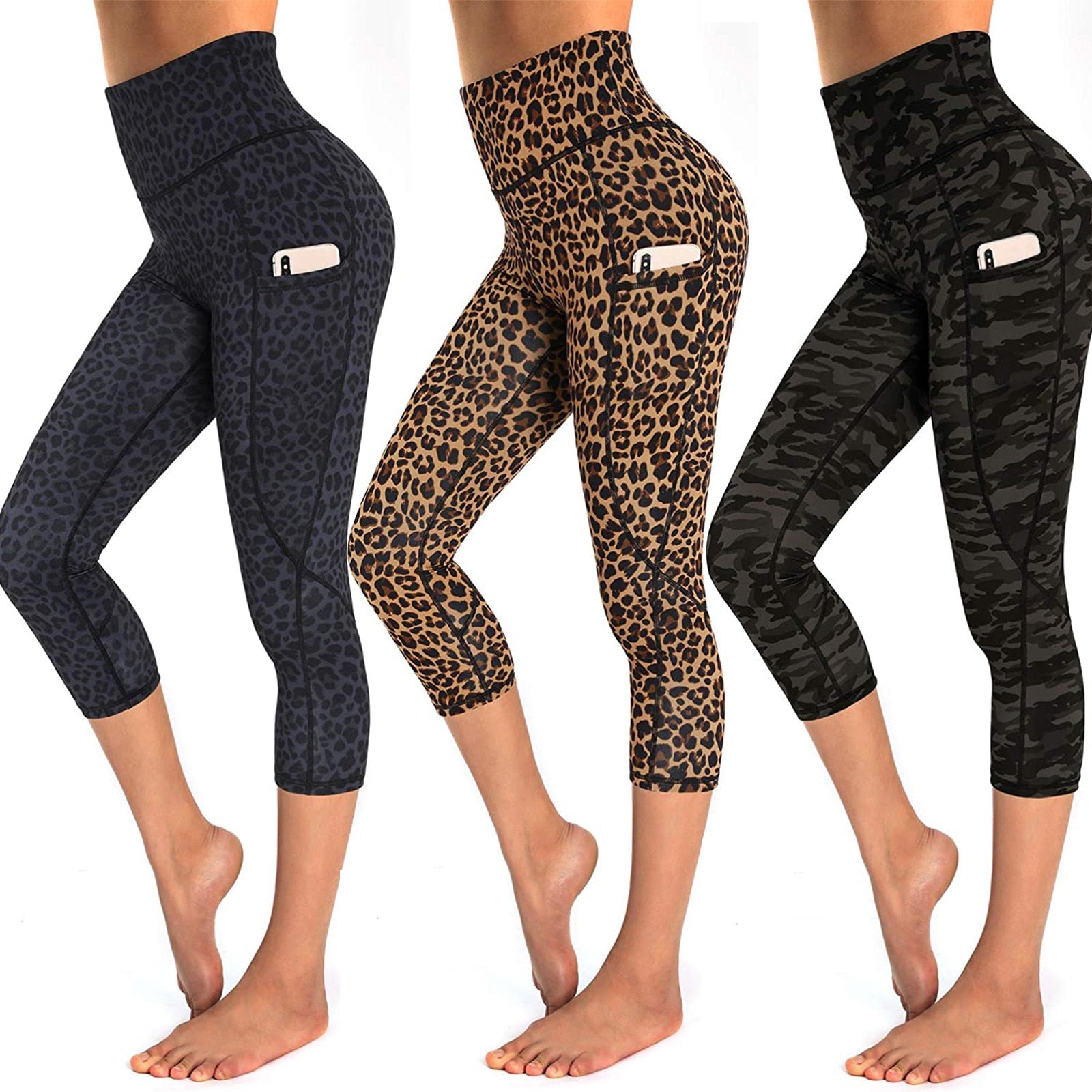 Leopard Print Fitness Leggings Fashion - Fashion Damsel