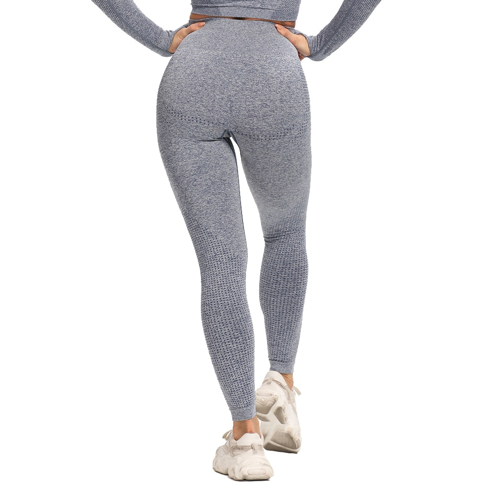 High Waist Push Up Stretch Sport Tights - Fashion Damsel