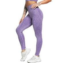 将图片加载到图库查看器，High Waist Push Up Stretch Sport Tights - Fashion Damsel
